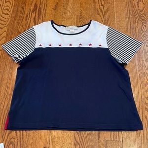 Red/white/blue top 2x